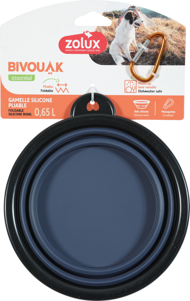BVK Foldable Soft Bowl Blue, 650 ml